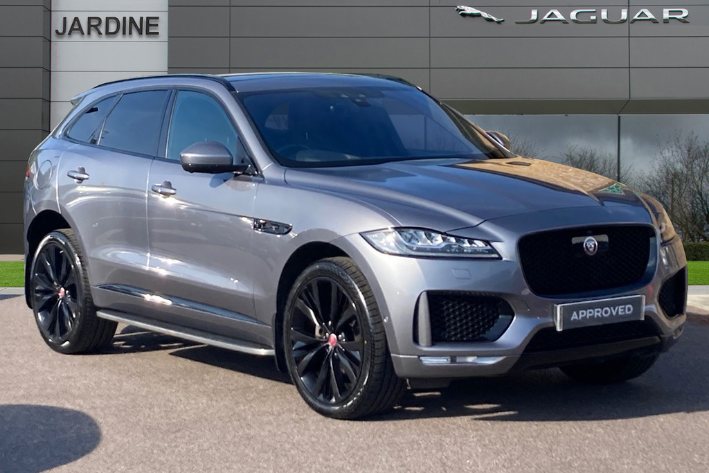 Compare Jaguar F-Pace 2.0 250 Chequered Flag Awd SB20CZF Grey