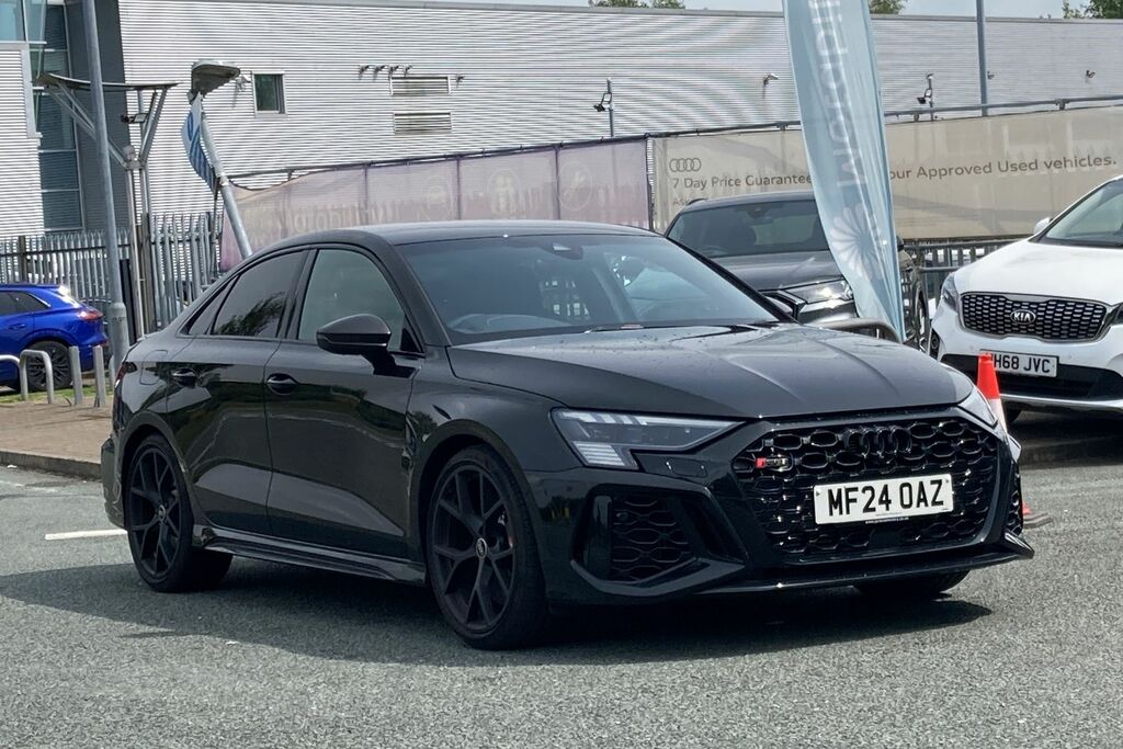 Compare Audi RS3 Rs 3 Saloon Carbon Black 400 Ps S Tronic MF24OAZ Black