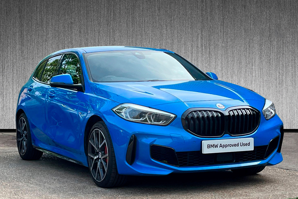 Compare BMW 1 Series 128Ti GL73FEG Blue