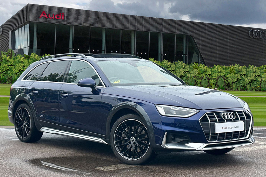 Compare Audi A4 Allroad Allroad Quattro Vorsprung 45 Tfsi 265 Ps S Tronic KY71FYC Blue