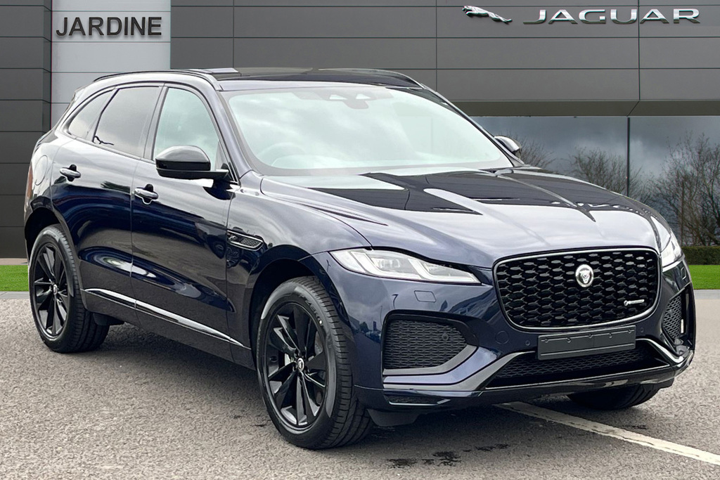 Compare Jaguar F-Pace 2.0 D200 R-dynamic Se Black Awd  Blue