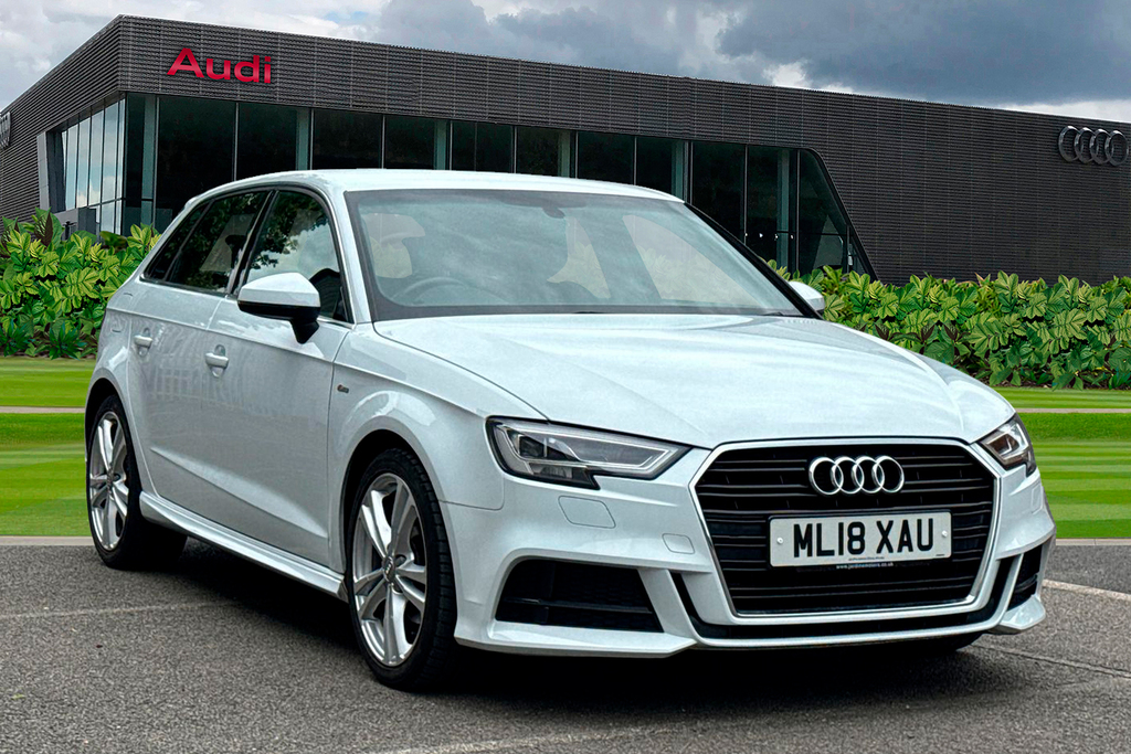 Compare Audi A3 S Line 1.5 Tfsi Cylinder On Demand 150 Ps S Tronic ML18XAU White