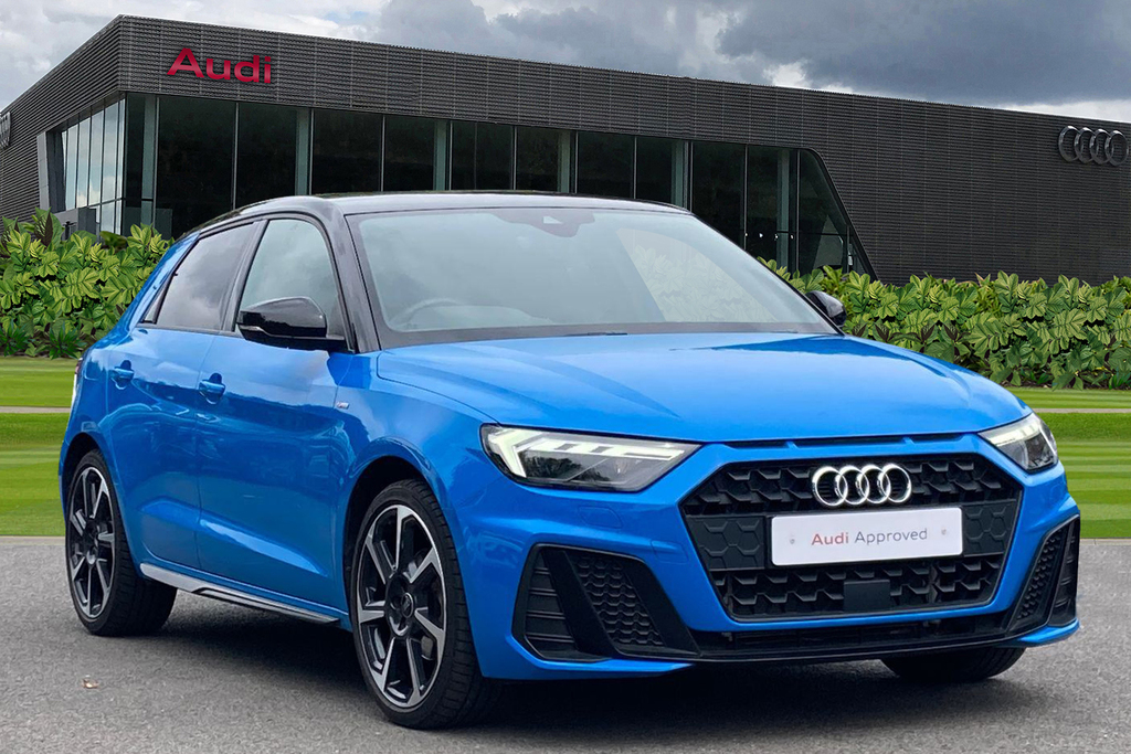 Compare Audi A1 Black Edition 35 Tfsi 150 Ps S Tronic BR21UYG Blue