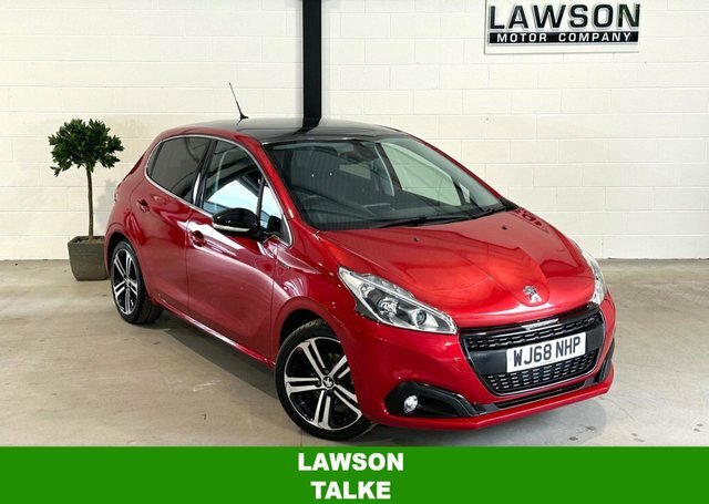 Compare Peugeot 208 1.2 Ss Gt Line 110 Bhp WJ68NHP Red