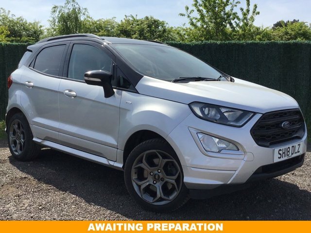 Compare Ford Ecosport 1.0 St-line 124 Bhp From Pound167 Per Month S SH18DLZ Silver