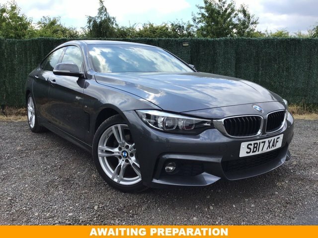 Compare BMW 4 Series Gran Coupe 2.0 420I M Sport Gran Coupe 181 Bhp From Pound SB17XAF Grey