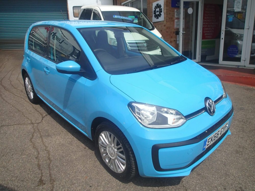 Compare Volkswagen Up 1.0 Move Up Euro 6 EK66GYF Blue