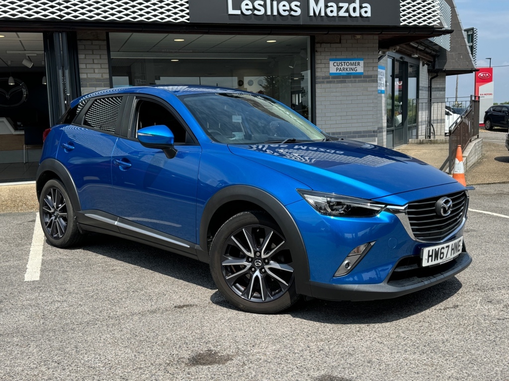 Compare Mazda CX-3 2.0 Sport Nav HW67HNE Blue