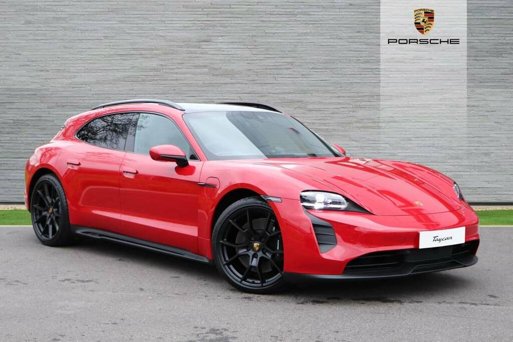 Compare Porsche Taycan 440Kw Gts 93Kwh YX24ZXW Red