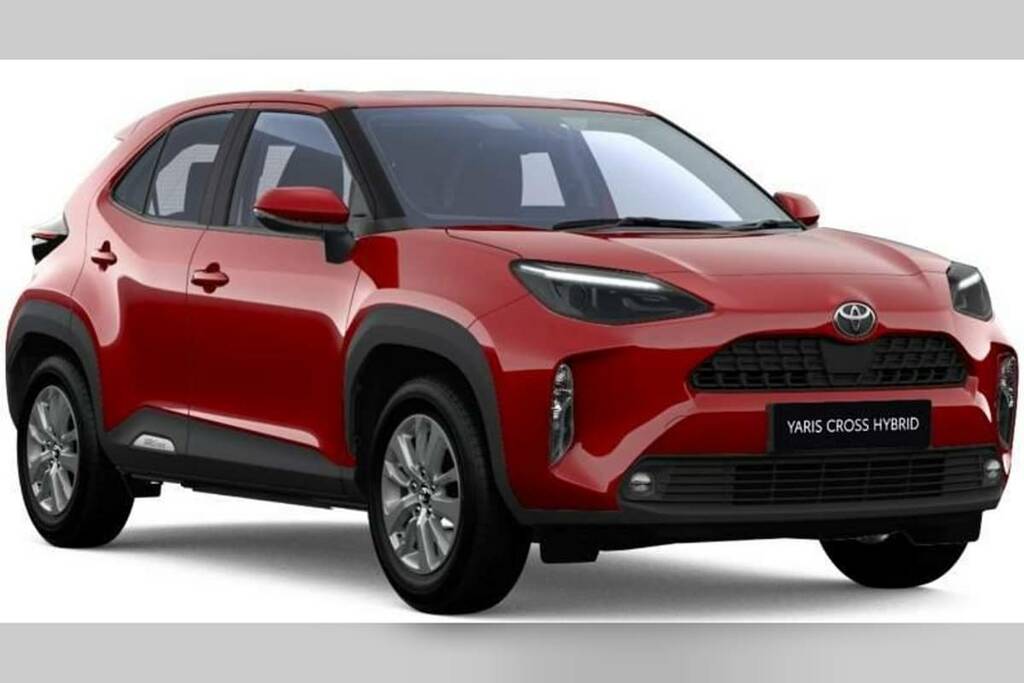 Compare Toyota Yaris Cross 1.5 Hybrid Icon Cvt  Red