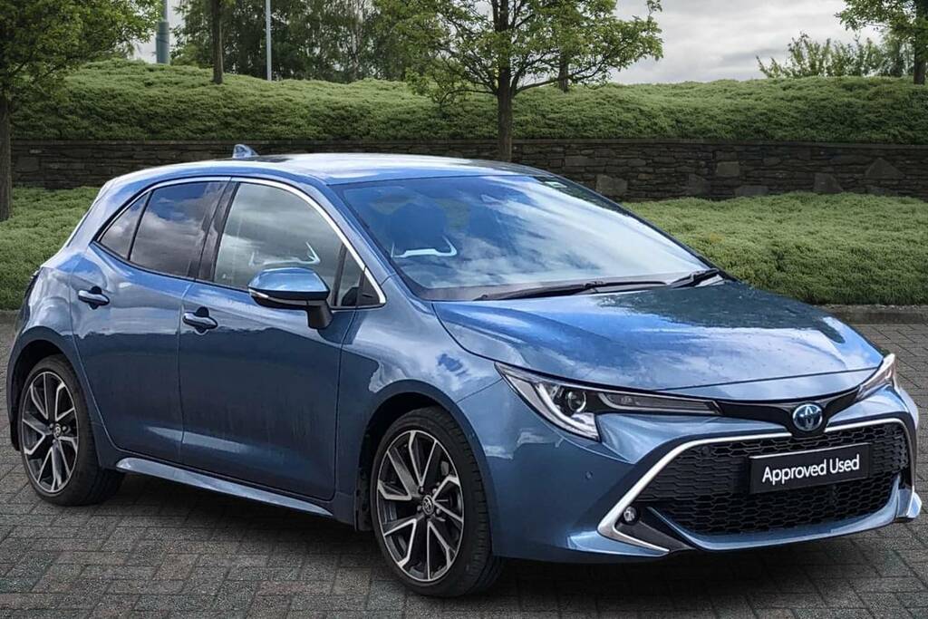 Compare Toyota Corolla 1.8 Vvt-i Hybrid Excel Cvt VA22XDH Blue
