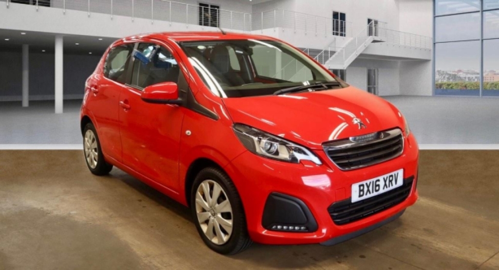 Compare Peugeot 108 1.0 Active Euro BX16XRV Red