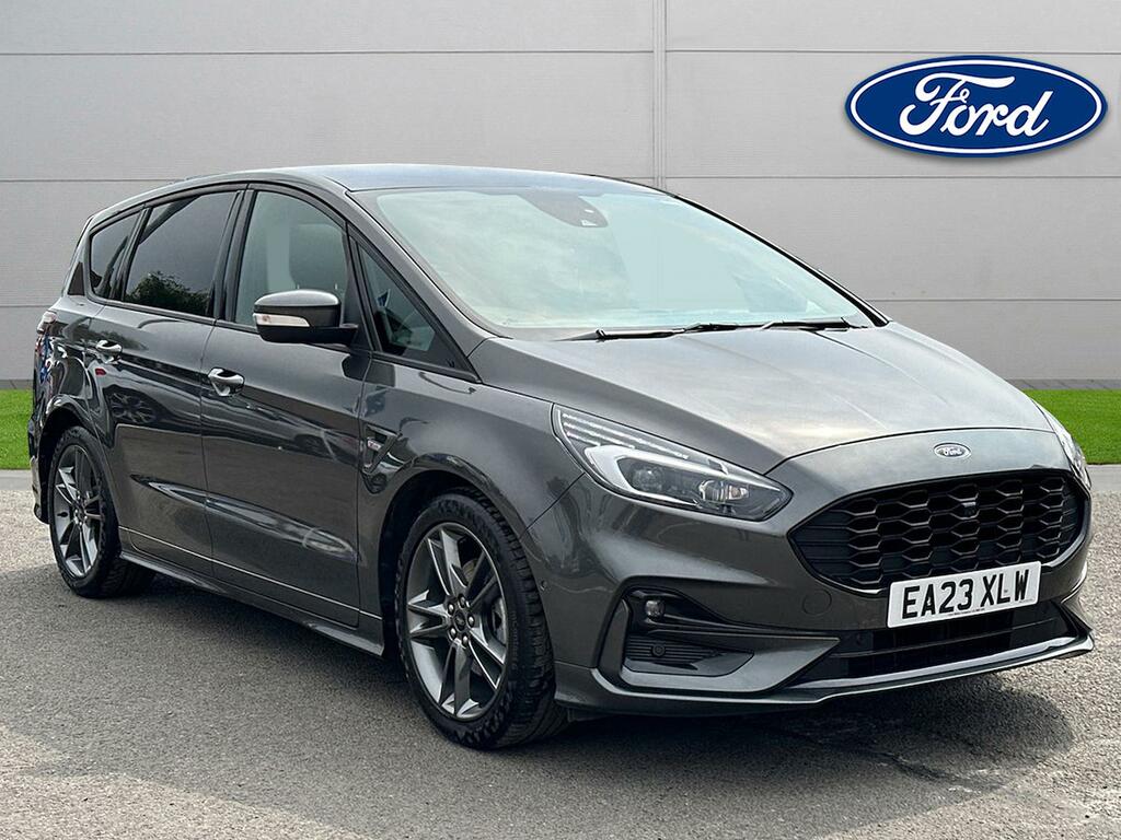 Compare Ford S-Max 2.5 Fhev 190 St-line Lux Pack Cvt EA23XLW Grey