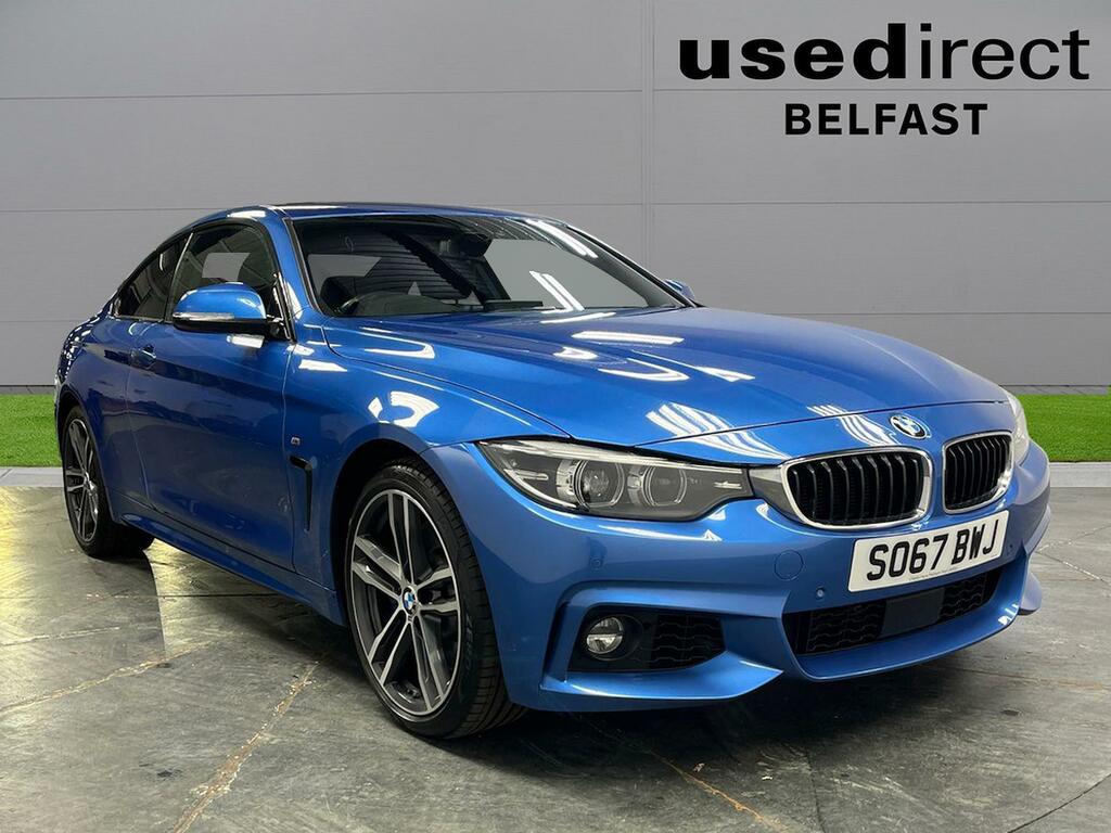 Compare BMW 4 Series 435D Xdrive M Sport Professional Media SO67BWJ Blue