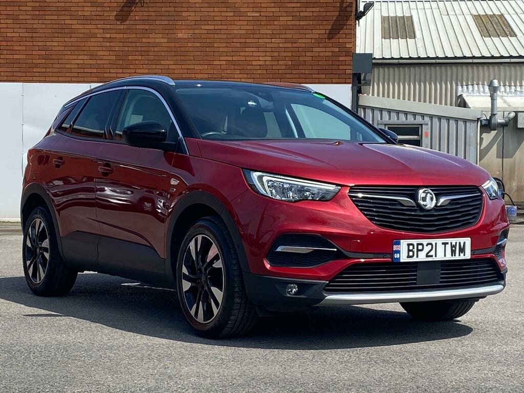 Compare Vauxhall Grandland X 1.2 Turbo Griffin Edition BP21TWM Red