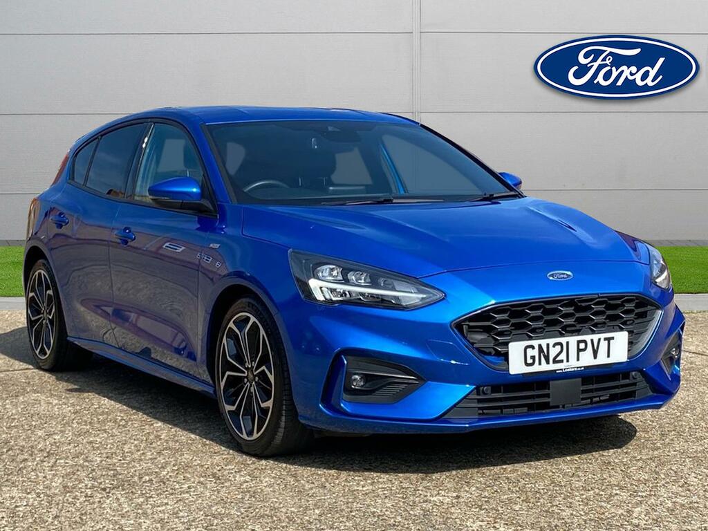 Compare Ford Focus 1.5 Ecoblue 120 St-line X GN21PVT Blue