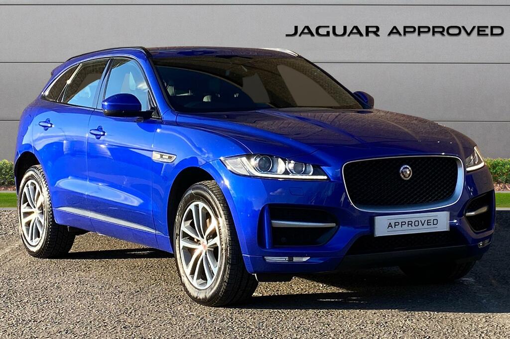 Compare Jaguar F-Pace 2.0D R-sport Awd SP18XWF Blue
