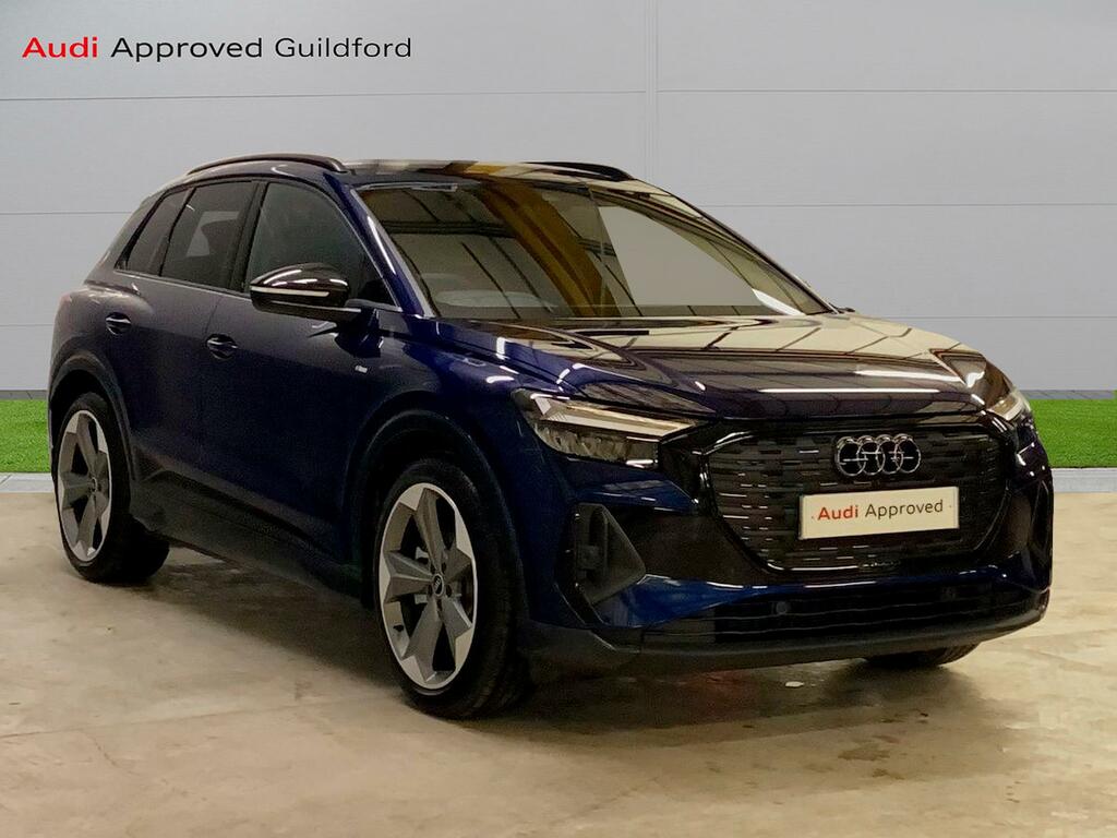 Compare Audi Q4 E Tron 150Kw 40 82Kwh Black Edition RK24KVT Blue