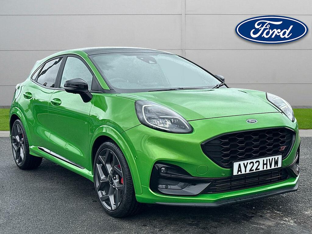 Compare Ford Puma 1.5 Ecoboost St Performance Pack AY22HVW Green