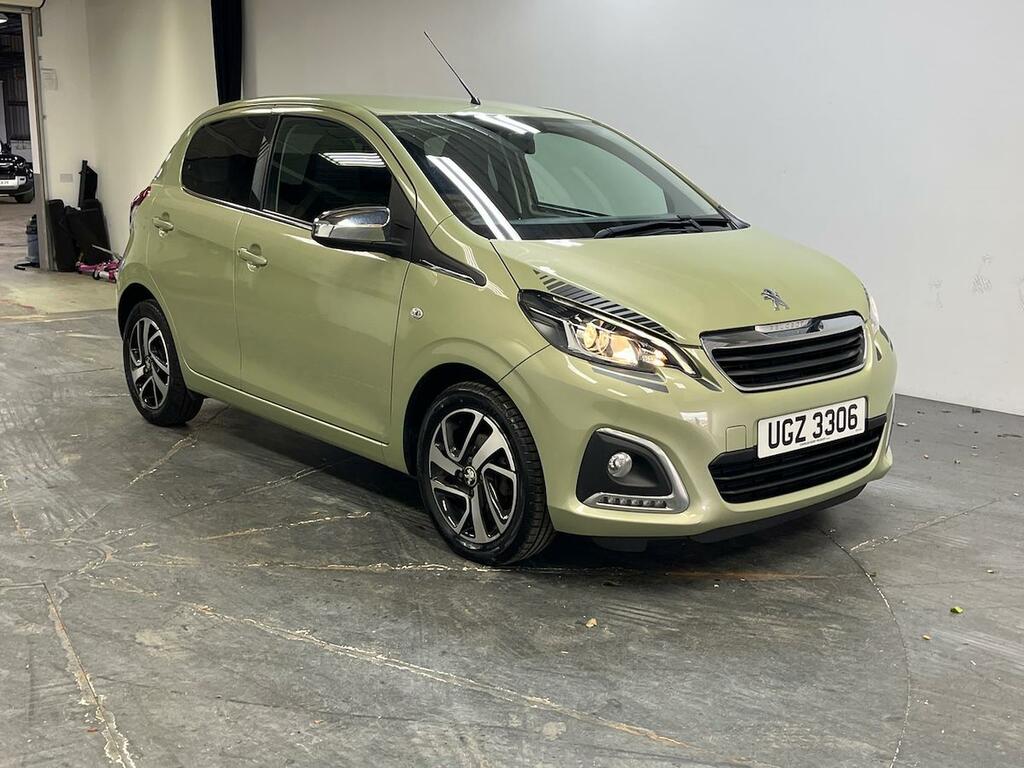 Compare Peugeot 108 1.0 72 Collection UGZ3306 Green