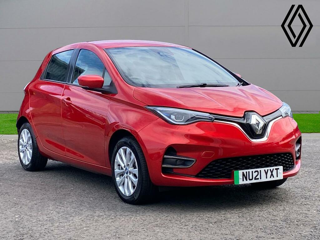Compare Renault Zoe 100Kw I Iconic R135 50Kwh Rapid Charge NU21YXT Red
