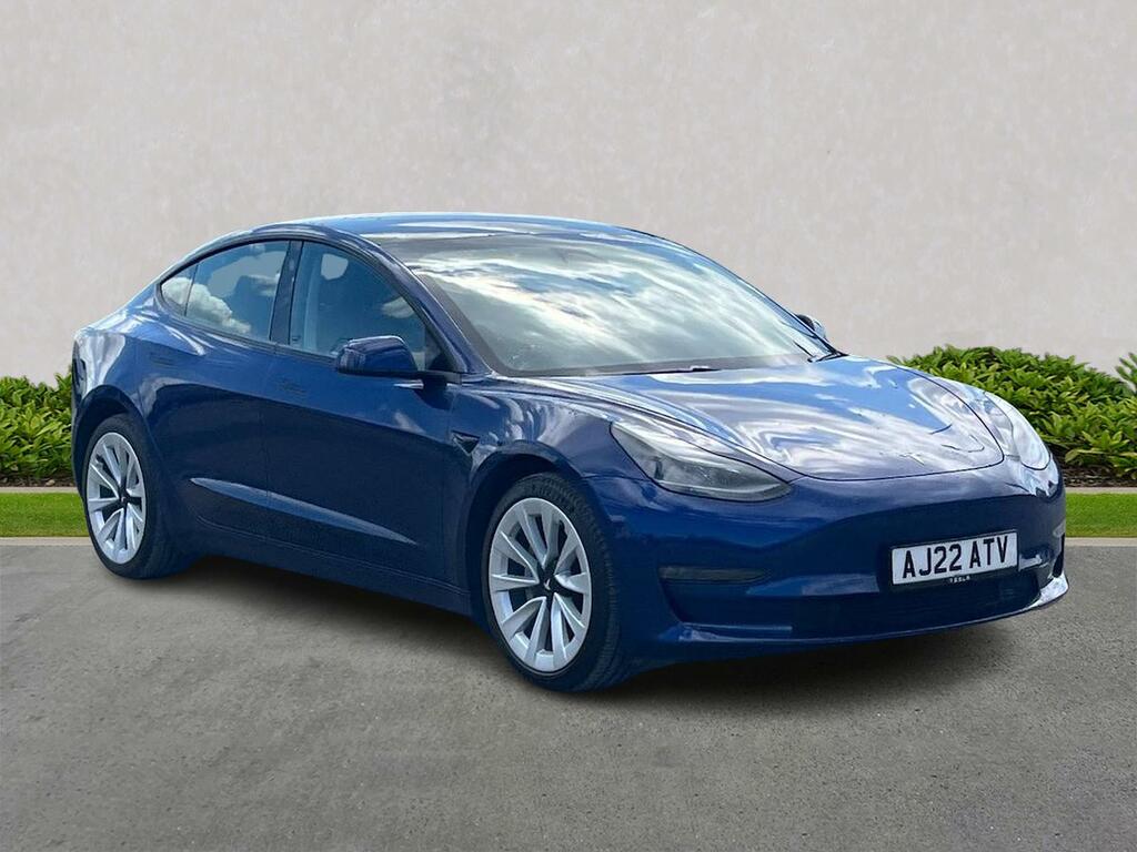 Compare Tesla Model 3 Long Range Awd AJ22ATV Blue