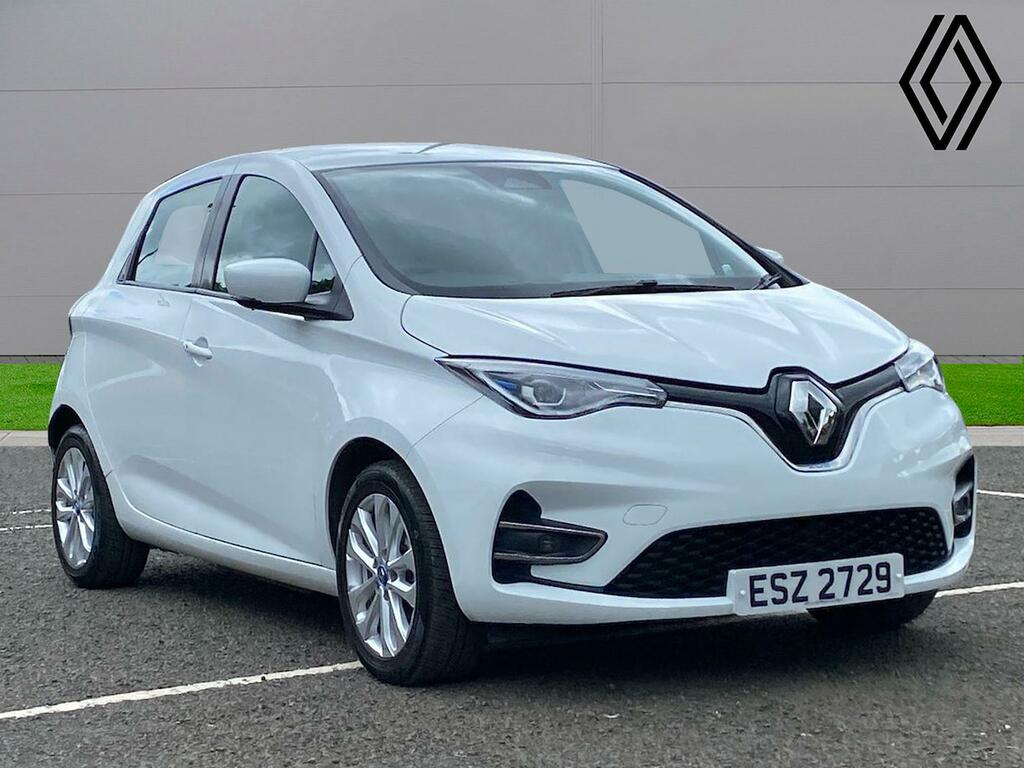 Compare Renault Zoe 80Kw I Iconic R110 50Kwh Rapid Charge ESZ2729 White