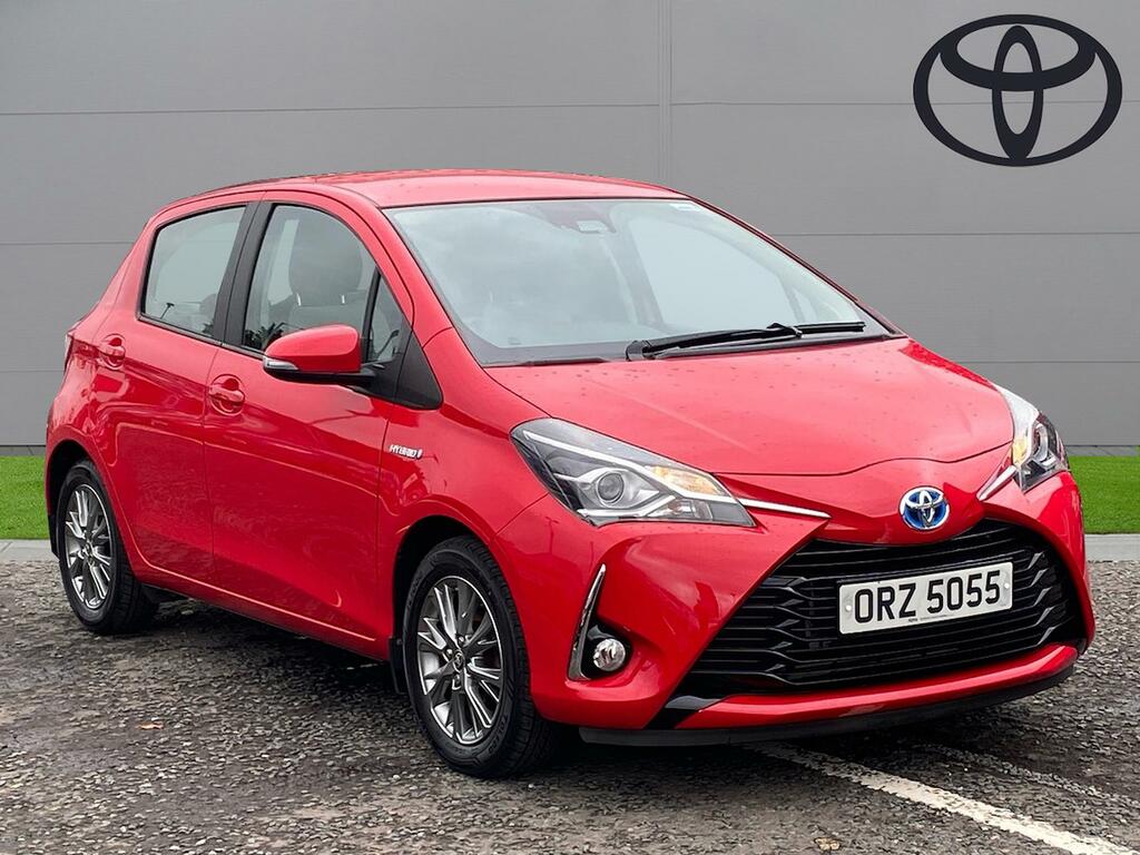 Compare Toyota Yaris 1.5 Hybrid Icon Cvt ORZ5055 Red