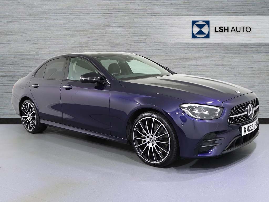 Compare Mercedes-Benz E Class E 400 Amg Line Night Edition Premium D 4Matic Aut KM22UHA Blue