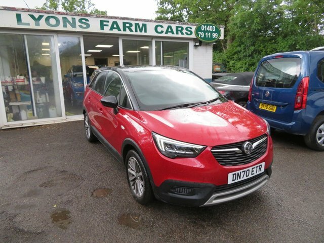 Compare Vauxhall Crossland X 1.2 Griffin 82 Bhp DN70ETR Red