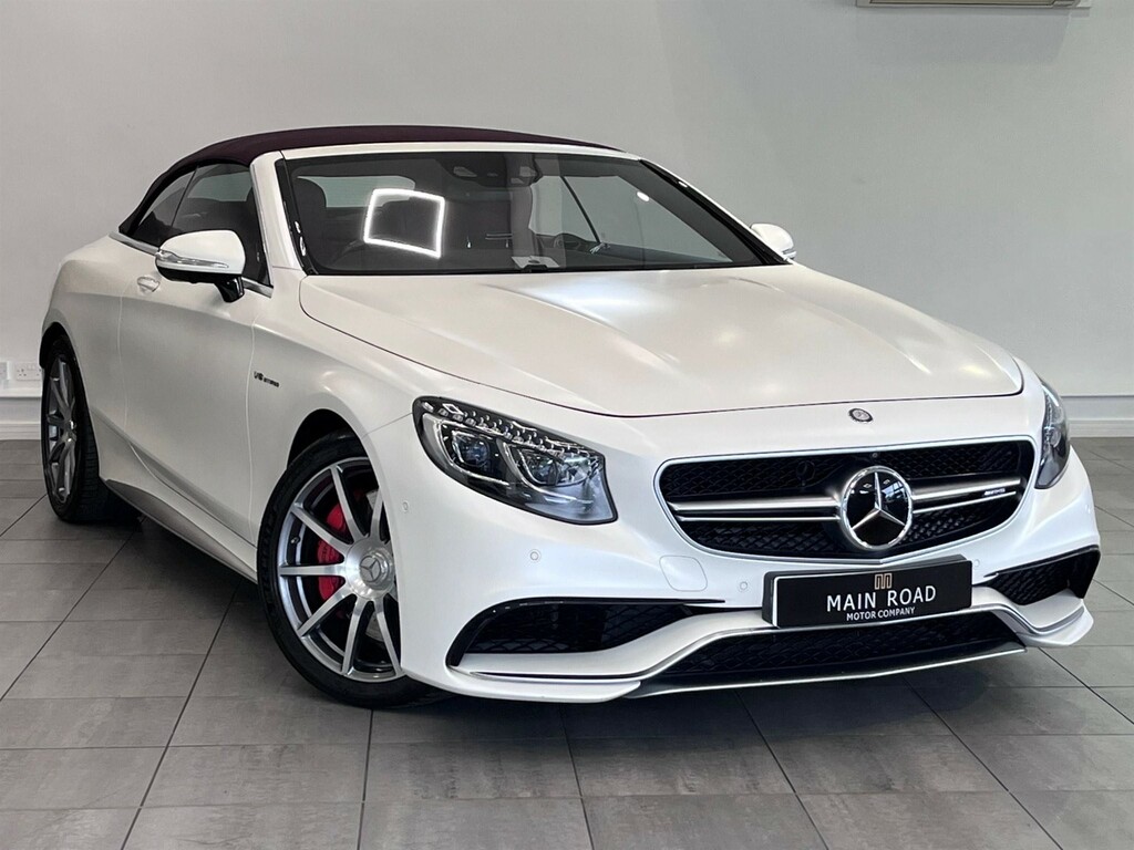 Compare Mercedes-Benz S Class 5.5 V8 Amg S Cabriolet Spds Mct Euro 6 Ss MK17AZZ White
