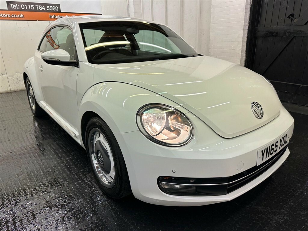 Compare Volkswagen Beetle 2.0 Tdi Bluemotion Tech Design Euro 6 Ss YN65XOL White