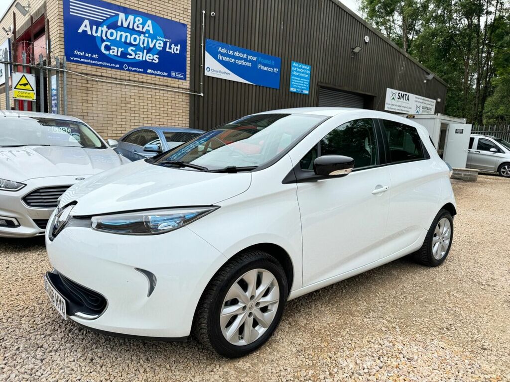 Compare Renault Zoe 22Kwh Dynamique Nav Battery Lease 2016 GU66HYO White