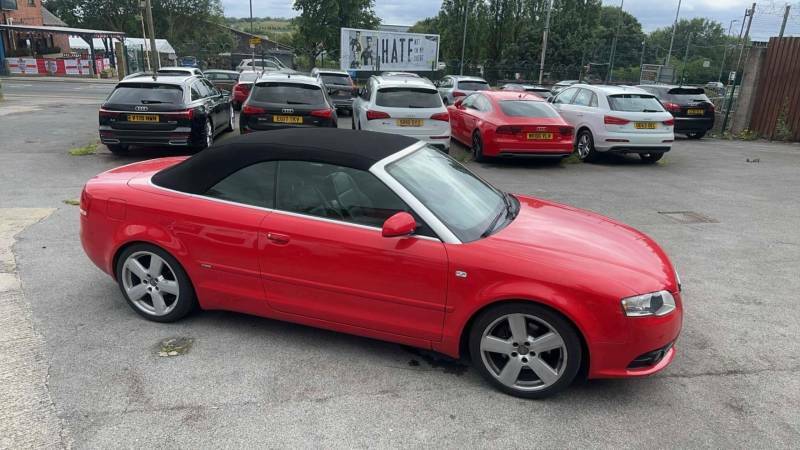 Compare Audi A4 Convertible C15CWS Red