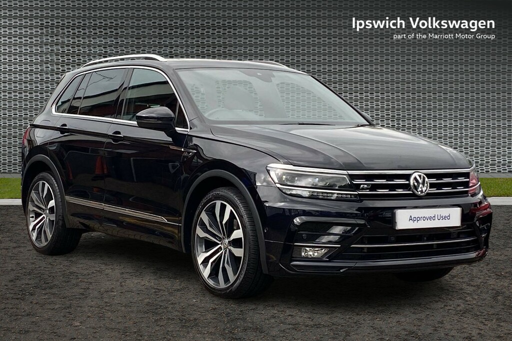 Compare Volkswagen Tiguan 2.0 Tdi 150 4Motion R-line Tech Dsg WN19NWO Black