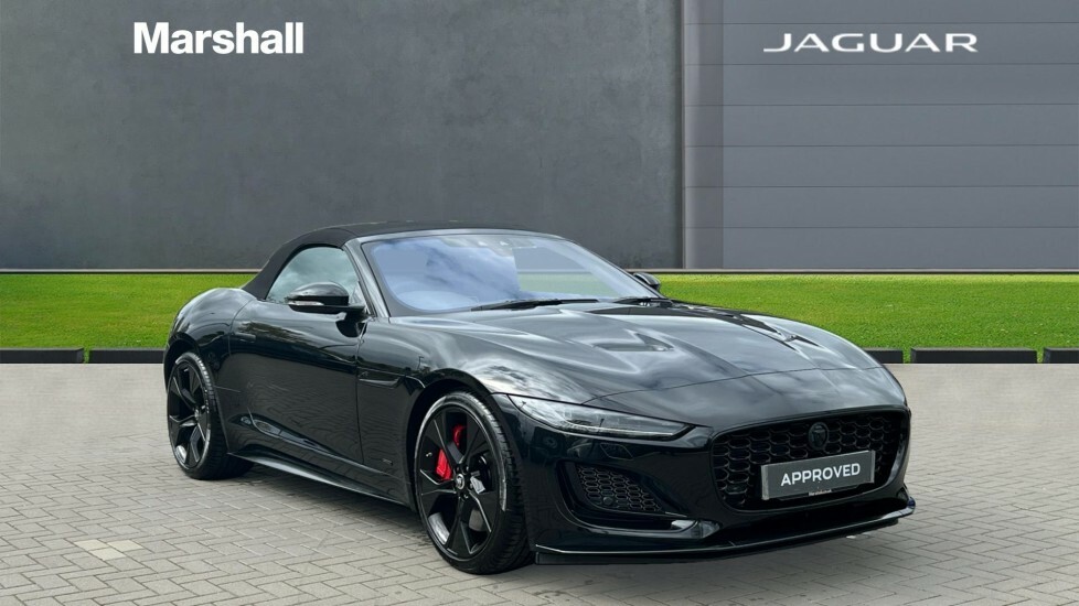 Compare Jaguar F-Type 5.0 P450 Supercharged V8 75 Convertible AK24FNR Black