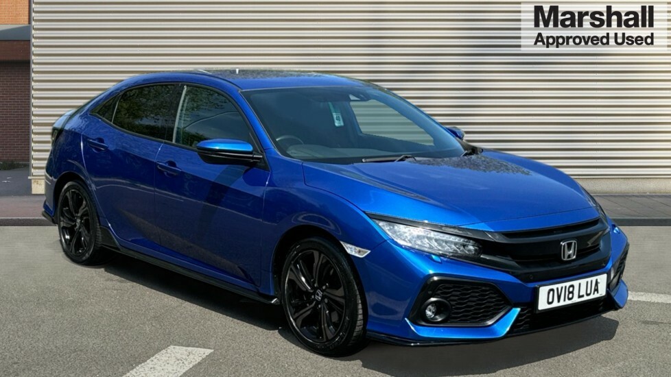 Compare Honda Civic 1.5 Vtec Turbo Sport OV18LUA Blue