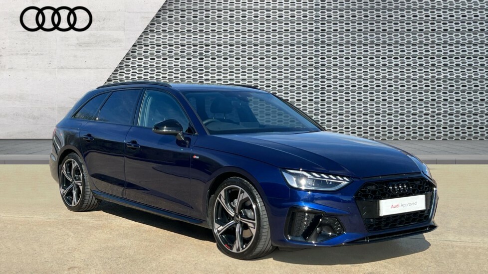 Compare Audi A4 Avant A4 S Line Black Edition 35 Tfsi Mhev LP73UZX Blue