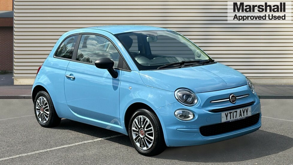 Compare Fiat 500 Pop YT17AYY Blue