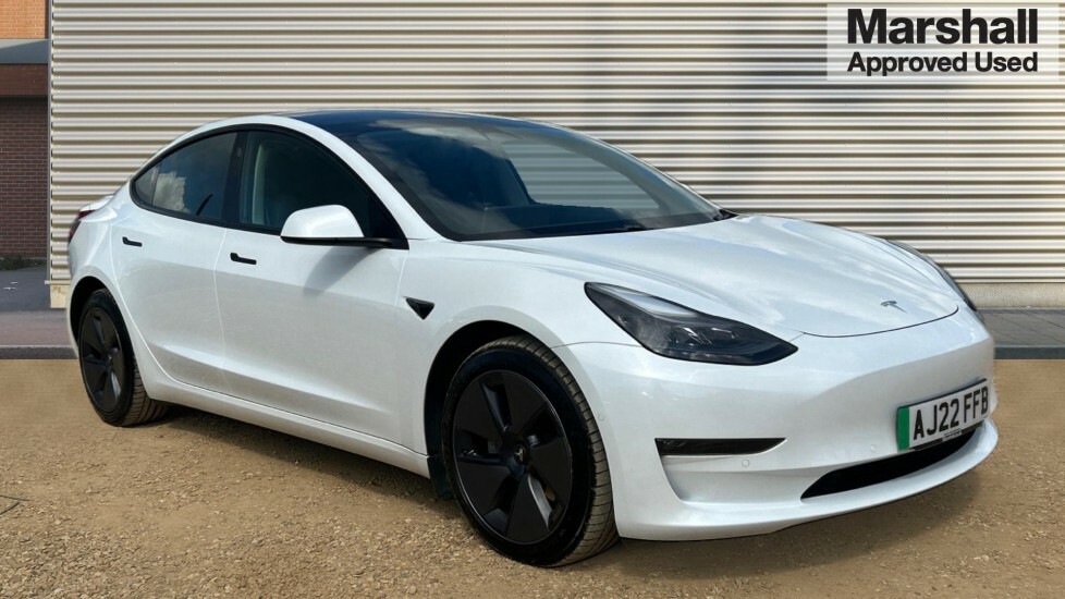 Compare Tesla Model 3 Tesla Saloon Long Range Awd AJ22FFB White
