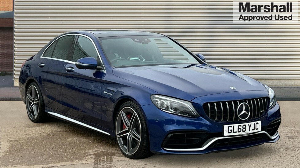 Compare Mercedes-Benz C Class C63 S Premium Plus 9G-tronic Saloon GL68YJC Blue