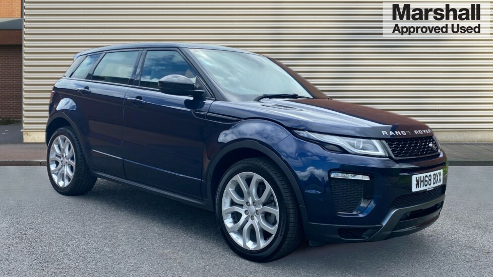 Compare Land Rover Range Rover Evoque 2.0 Ingenium Si4 Hse Dynamic WH68BXX Blue