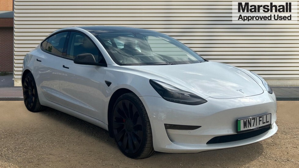 Compare Tesla Model 3 Tesla Saloon Performance Awd Performance Upgr WN71FLL White
