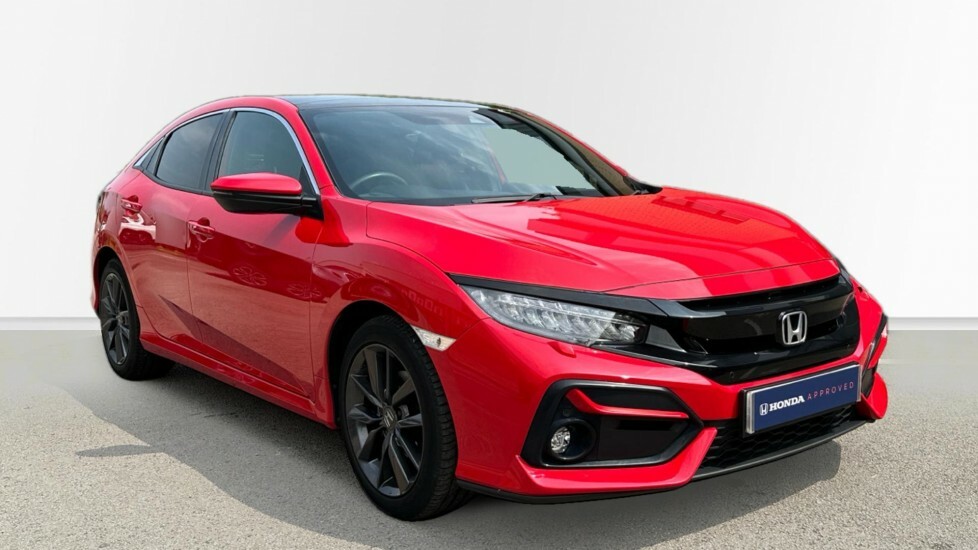Compare Honda Civic Hatchback 1.0 Vtec Turbo 126 Ex SJ70DWV Red
