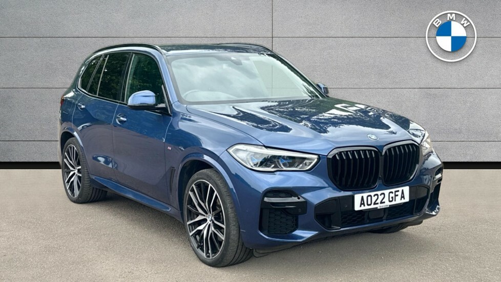 Compare BMW X5 X5 Xdrive 30D M Sport Mhev AO22GFA Blue