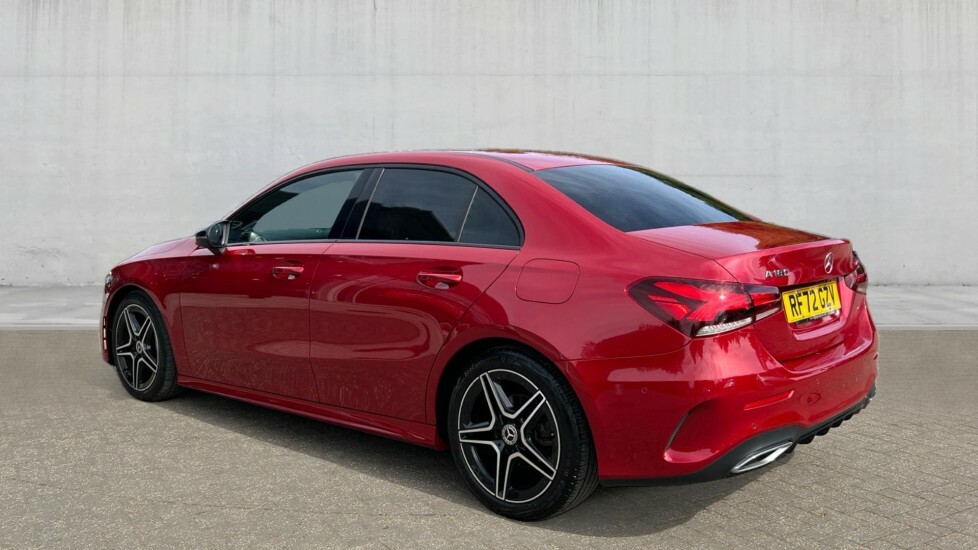 Compare Mercedes-Benz A Class A 180 Amg Line Executive Saloon RF72GZV Red