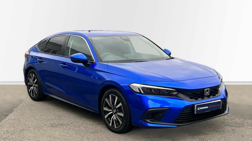 Compare Honda Civic Honda Hatchback 2.0 Ehev Elegance Cvt PJ24CBX Blue