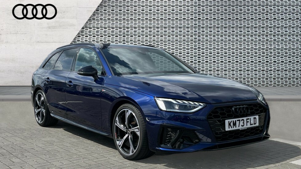 Compare Audi A4 Avant A4 Black Edition 35 Tdi Mhev KM73FLD Blue