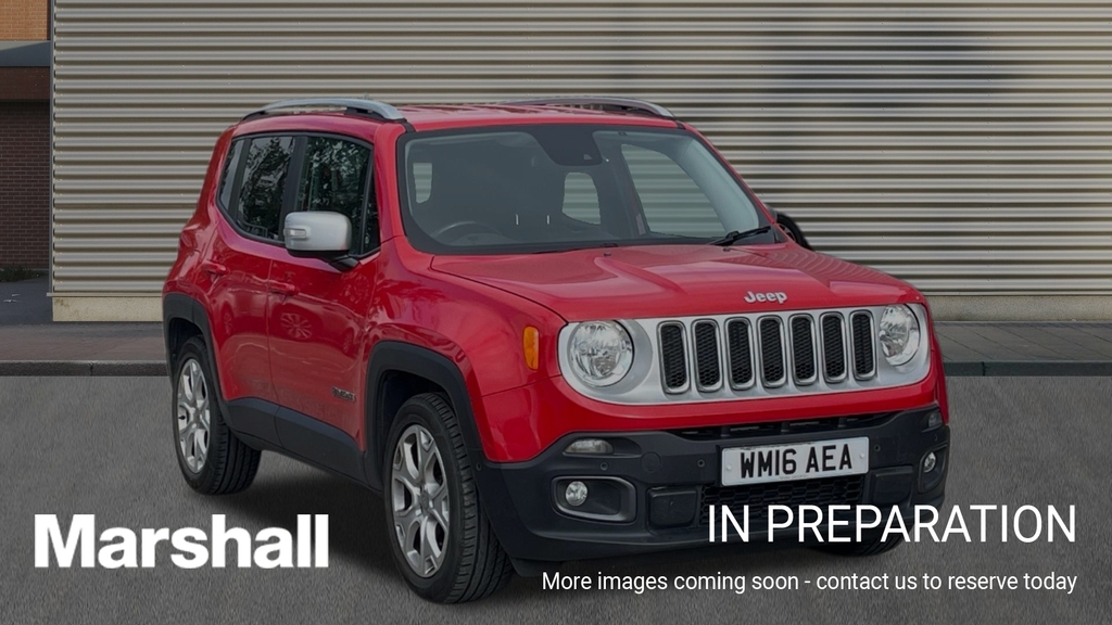 Compare Jeep Renegade Jeep Hatchback 1.6 Multijet Limited WM16AEA Red