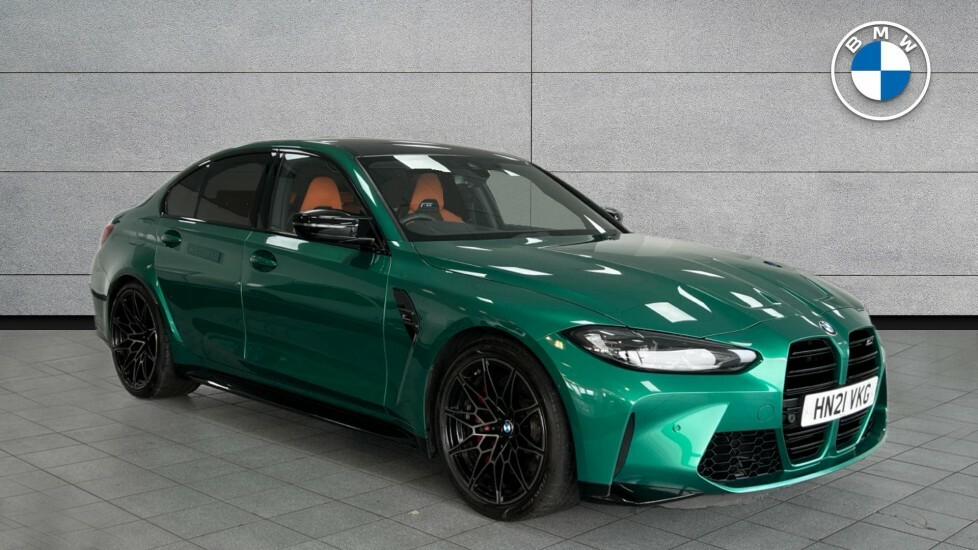 Compare BMW M3 M3 Competition Edition HN21VKG Green